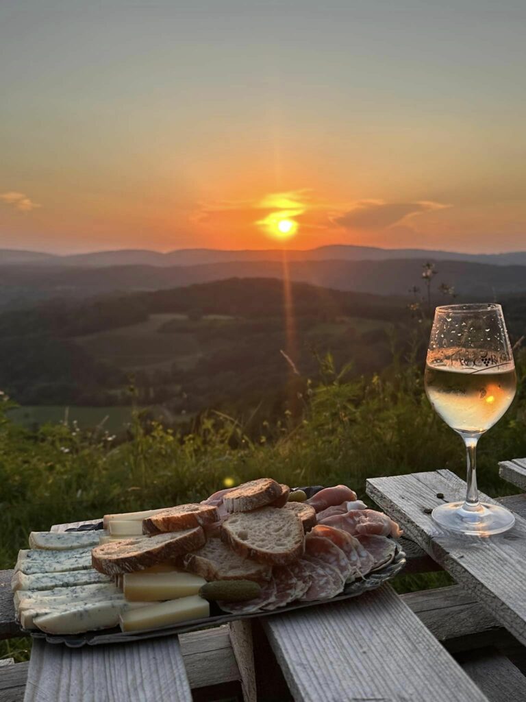 Bugey ain coucher de soleil